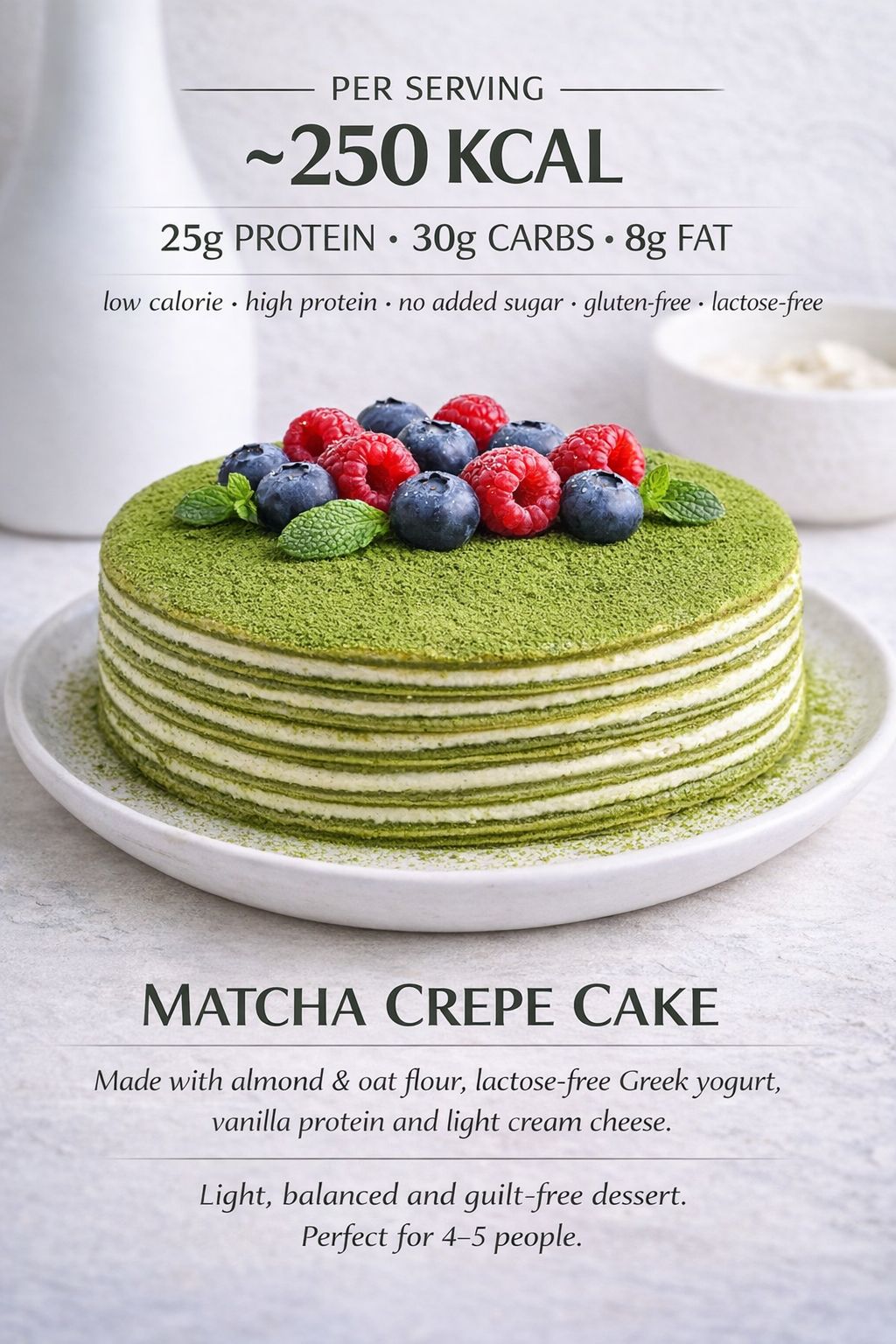 MATCHA CREPE CAKE