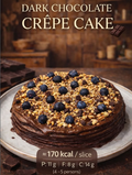 Dark Chocolate Crepe Cake