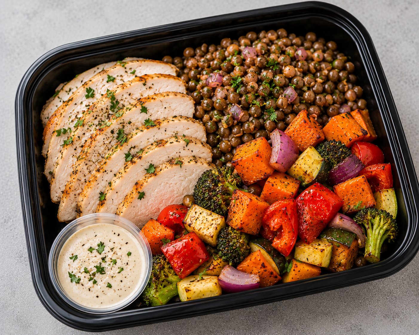 Slow-Burn Lentil Plate